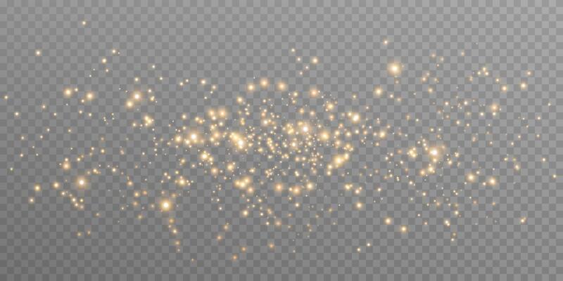 Sparkling golden dust particles perfect for creating stunning festive designs and vibrant backgrounds