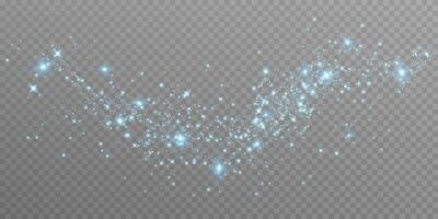 Experience the Sparkling Blue Glitter Effect with mesmerizing Light Particles in this visual masterpiece vector