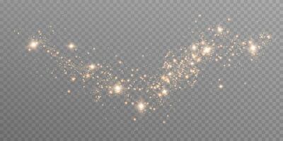 Sparkling Light Effects and Their Uses for Creating Enchanting Magical Designs and Stunning Backgrounds vector
