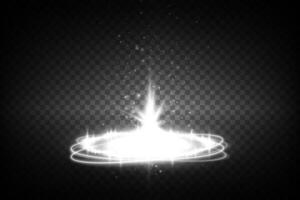A Shining and Sparkling Light Burst with Beautiful Radiant Glow Effects Capturing an Ethereal Atmosphere vector