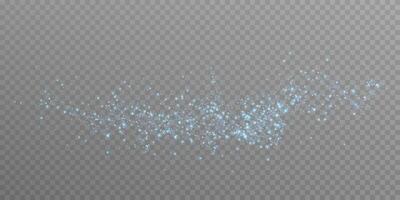 An Enchanting Sparkling Blue Particle Effect for a Variety of Creative Projects and Captivating Artistic Endeavors vector