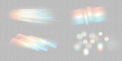 Explore imaginative and captivating light effects for enhancing your design projects in amazing ways vector