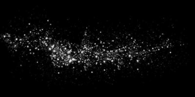 A Starlit Cosmic Background featuring an array of Twinkling Stars set against the expansive Black Space vector