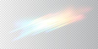 A Beautifully Stunning Soft Light Burst That Creates an Impactful Visual Effect on a Transparent Background vector