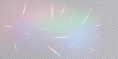 Colorful Light Rays and Sparkles in a Diverse Variety of Shades, creating a truly captivating visual experience vector