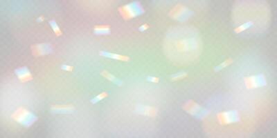 An Abstract Holographic Light Pattern Set Against a Soft and Dreamy Background with Colorful Effects and Style vector