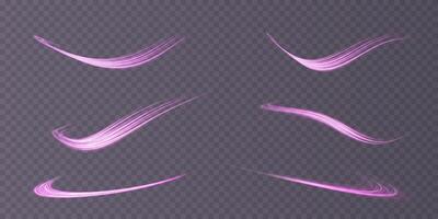Stylish Pink Brush Strokes for Unique and Creative Designs that Inspire and Captivate the Audiences Attention vector