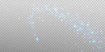 A Beautiful and Mesmerizing Sparkling Blue Light Trail Featuring Shimmering Effects that Truly Captivate All vector