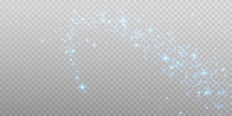 A Beautiful and Mesmerizing Sparkling Blue Light Trail Featuring Shimmering Effects that Truly Captivate All