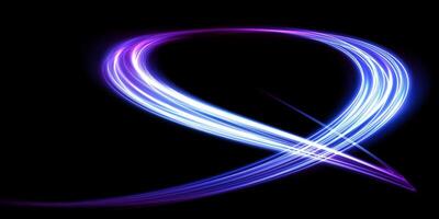 Abstract Light Trails Design Concepts Tailored for Contemporary Modern Backgrounds and Aesthetic Spaces vector