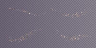 Radiant and Sparkling Light Effects Carefully Crafted for Graphic Design Purposes and Various Creative Projects vector