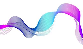 Abstract Wave Design with Vibrant Colors Background Wallpaper vector