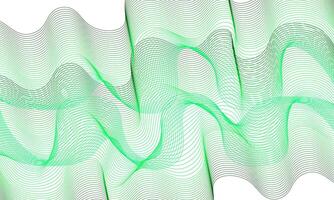 Abstract Green Wave Pattern Background Wallpaper vector
