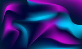 Abstract Fluid Gradient in Purple and Blue Background Wallpaper design vector