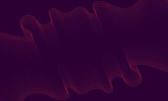 Abstract Purple Wave Lines Background vector