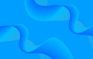 Abstract Blue Flowing Waves Background Wallpaper vector