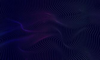 Abstract Dark Blue Lines Background vector