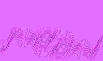 Abstract Pink Line Waves Modern Flow Background Design vector