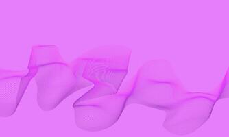 Abstract Pink Line Waves Modern Flow Background vector