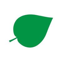 Monoline Leaf Botanical Style vector