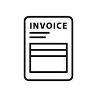 Invoice icon design templates simple and modern vector