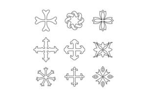 Editable Elegant Botanical Ornament Vectors, floral ornament set, botanical ornament bundle, floral border design elements vector