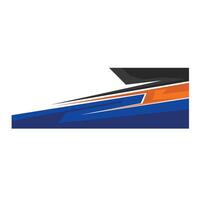 decal livery design for wrapping background of cargo van and minibus vector