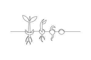Academic Hat One Line Outline Minimalist Drawing vector