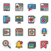 Set of User Interface Icon vector