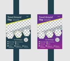 Travel and tour social media post Instagram post or web banner template vector