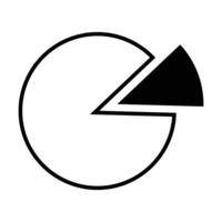 Circular Data Charts and Line Graph Icons vector