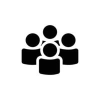 Large Group or Community Icon for Forums, Conferences, or Social Networks vector