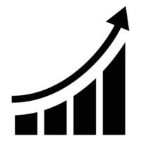 Growth and Decline Icons for Market Visualization vector