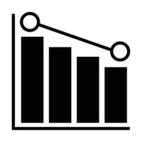 Trend Arrow and Column Chart Icon Collection vector