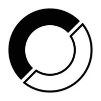 Flat Design Graph Icons for Reports and Metrics vector