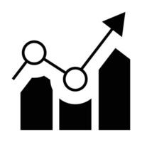 Financial Arrow Graph Icons for Analytics vector