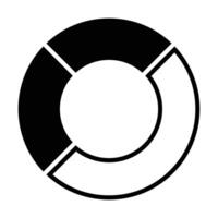 Chart Collection with Pie and Line Designs vector