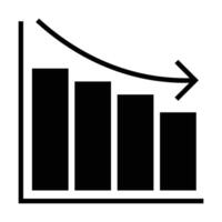 Flat Donut and Segment Chart Symbol vector