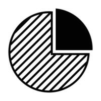 Circle Chart and Growth Curve Icons Bundle vector