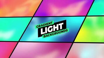Gradient Light Backgrounds motion_graphic