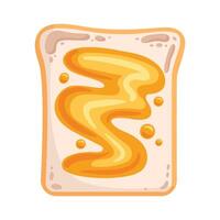 A cozy scene featuring a beautifully arranged toast topped with golden honey, drizzled in a delicate pattern. warm hues and natural textures create an inviting, organic atmosphere, ideal for culinary vector