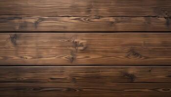 wooden texture background with dark brown wood planks photo