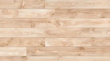 Light natural oak wood plank texture with detailed grain patterns and soft brown tones for flooring and surface design projects. photo