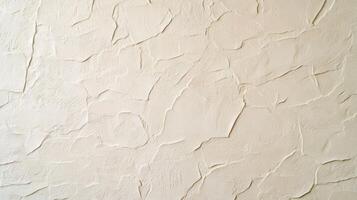 Light Beige Rough Plaster Wall Texture featuring uneven abstract strokes and a layered surface ideal for architectural or decorative backgrounds. photo