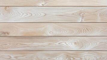 Natural wood planks with organic grain texture displaying soft beige tones and swirling patterns for interior surfaces or backgrounds. photo