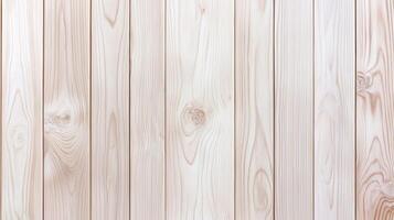 Bright Wooden Plank Texture With Fine Grain featuring light-colored vertical boards with soft wood grain patterns and subtle knots ideal for background or surface design elements. photo