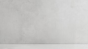 Empty gray concrete wall with subtle texture and faint speckled surface in a clean and minimal interior space design. photo