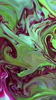 Abstract Colorful Fluid Paint Flowing Vertical Background Texture video