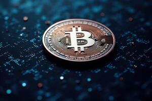 Digital Bitcoin Energy Burst photo