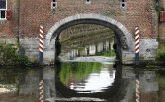 Detail of Koppelpoort in Amersfoort, Netherlands photo
